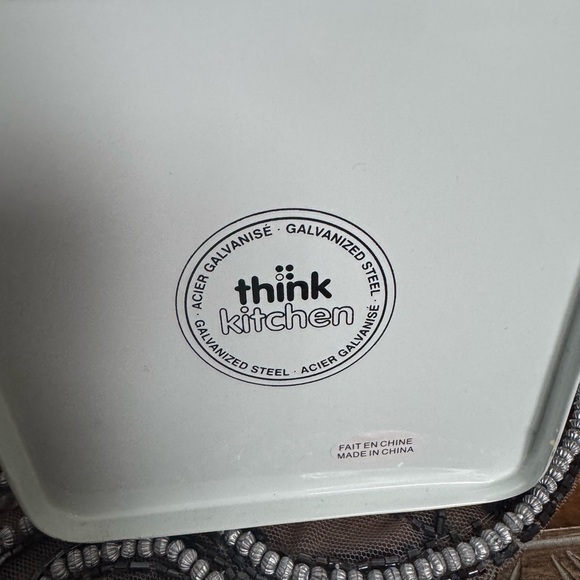 Vintage White and Silver Textured galvanized steel for tea and other ess… - Picture 7 of 11